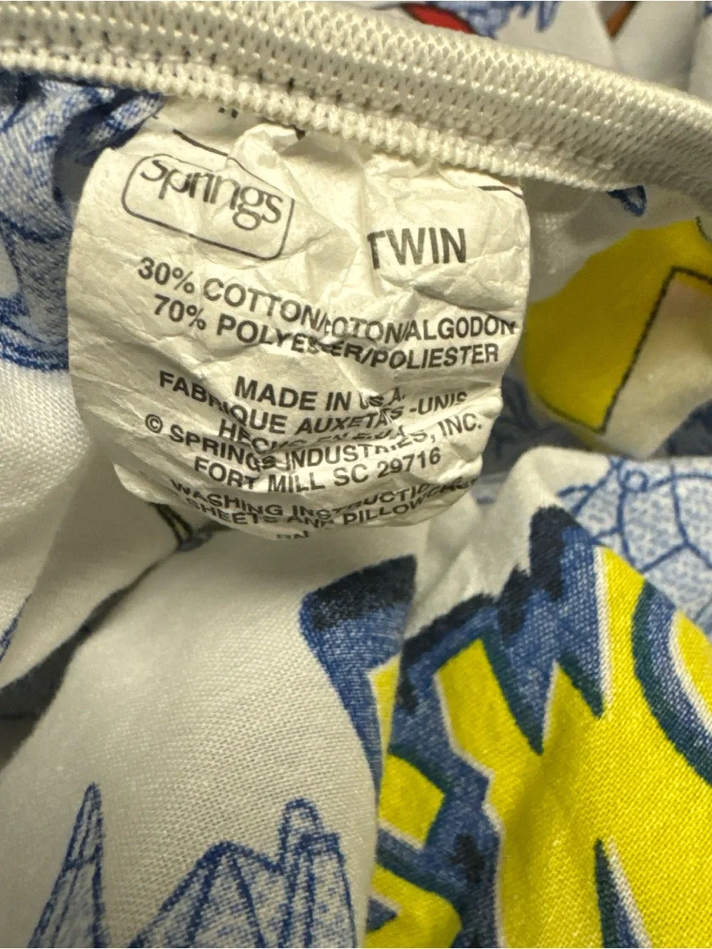Vtg Nintendo 1998 Pokemon Pikachu Springs 2 Twin Size Fitted Bed Sheets 38x76 in